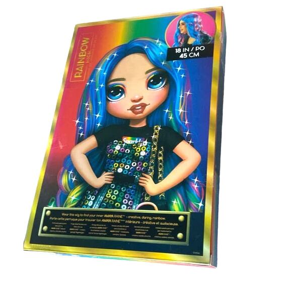Rainbow High Rainbow Costume-Wig Amaya Raine Halloween All Ages - Picture 1 of 3